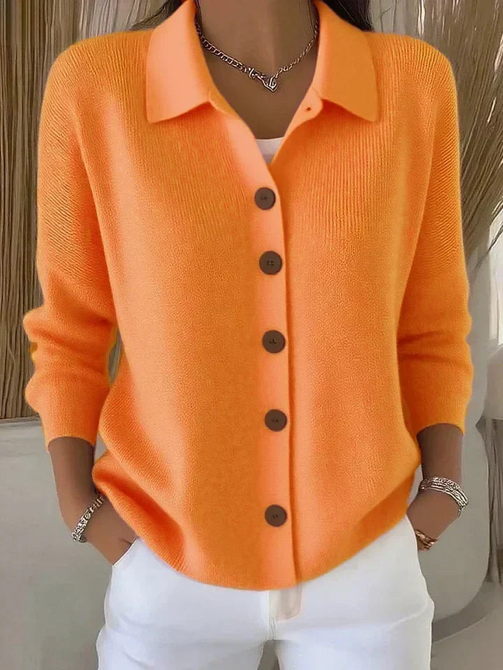 Macarena | Cardigan con collo e bottoni
