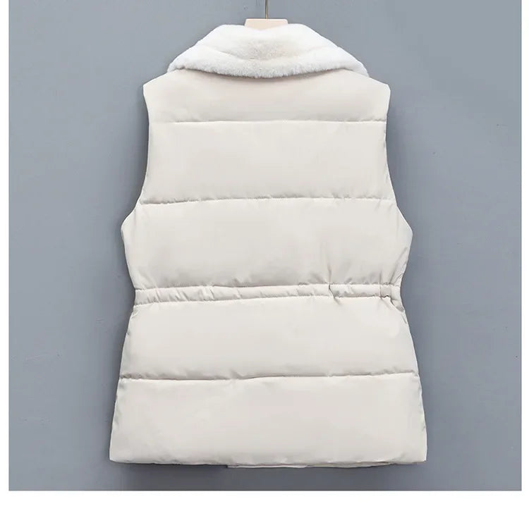 Renata - Gilet trapuntato con revers