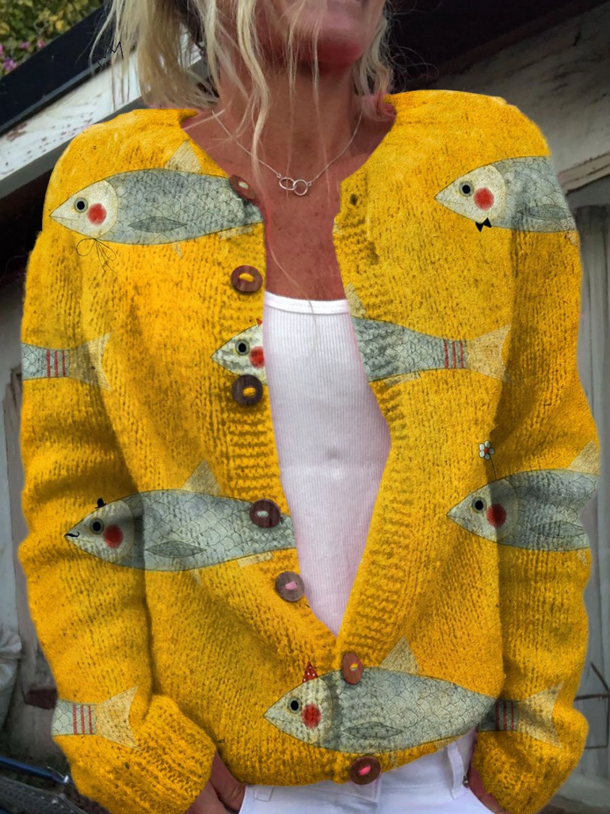 Maddalena | Cardigan in maglia vintage