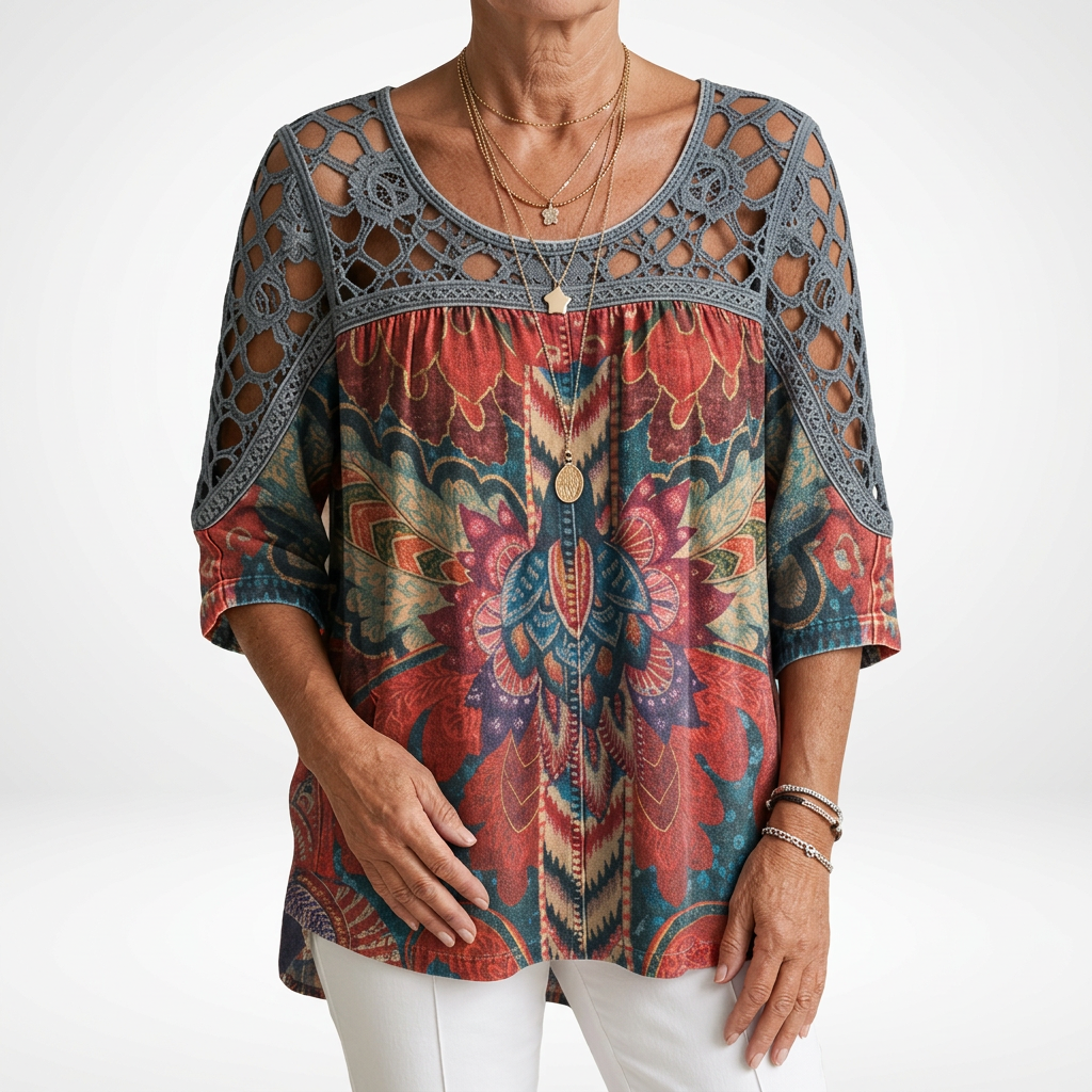 Soledad - Blusa all'uncinetto