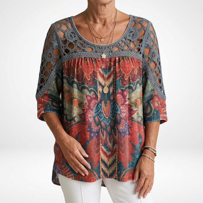Soledad - Blusa all'uncinetto