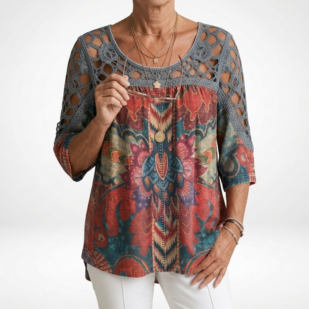 Soledad - Blusa all'uncinetto