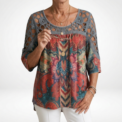 Soledad - Blusa all'uncinetto