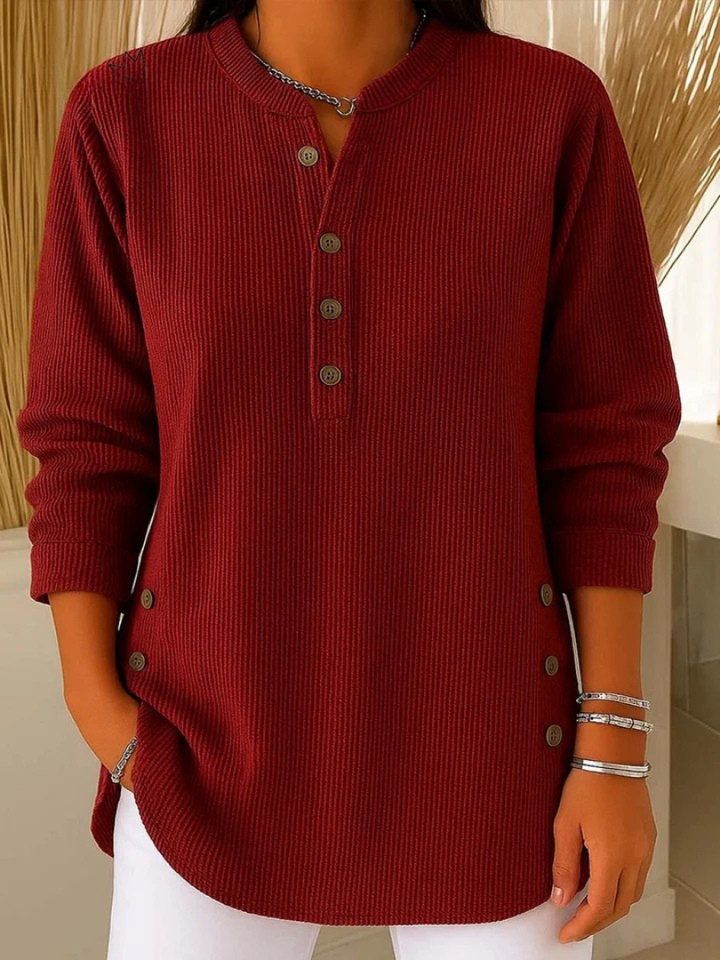 Eva | Tunica Henley con bottoni