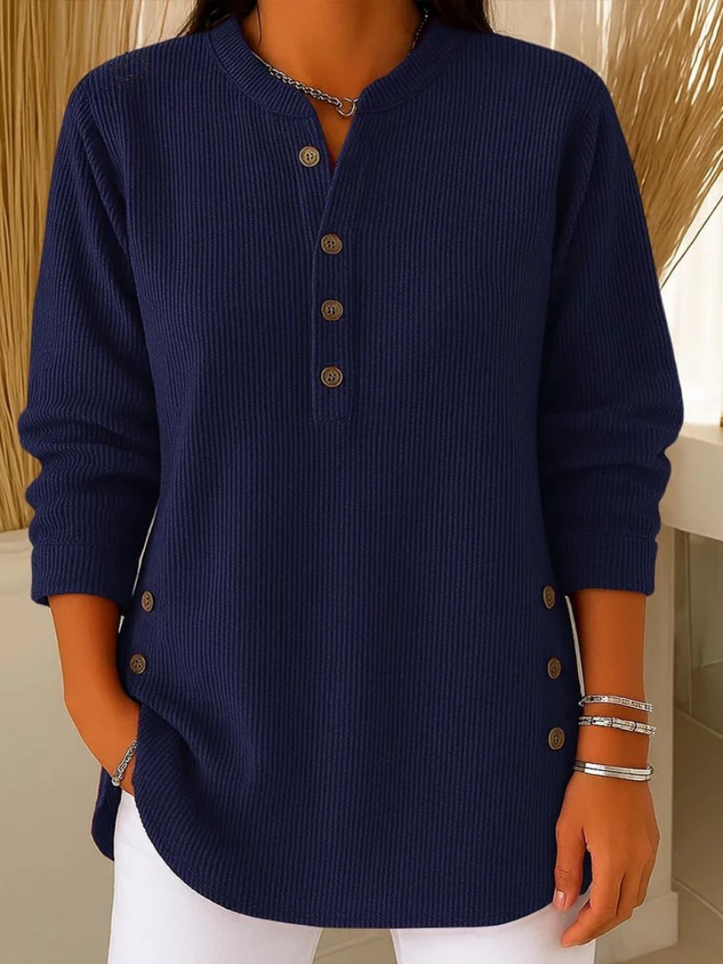Eva | Tunica Henley con bottoni