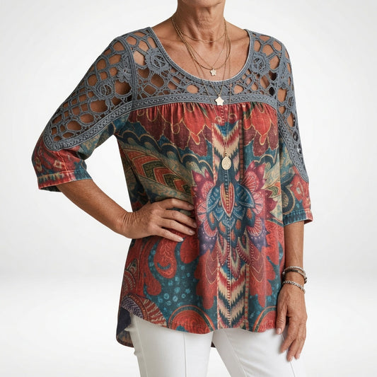 Soledad - Blusa all'uncinetto