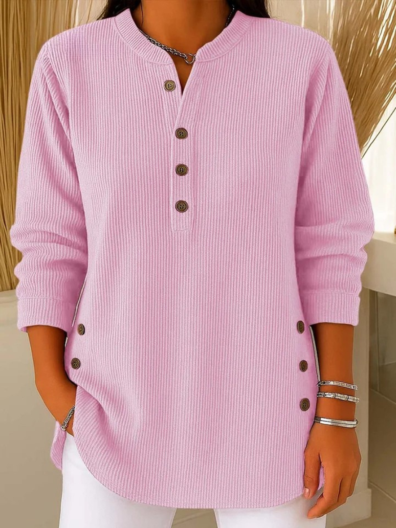 Eva | Tunica Henley con bottoni