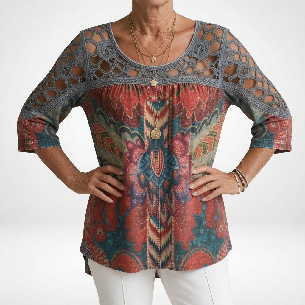 Soledad - Blusa all'uncinetto