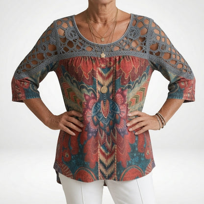 Soledad - Blusa all'uncinetto