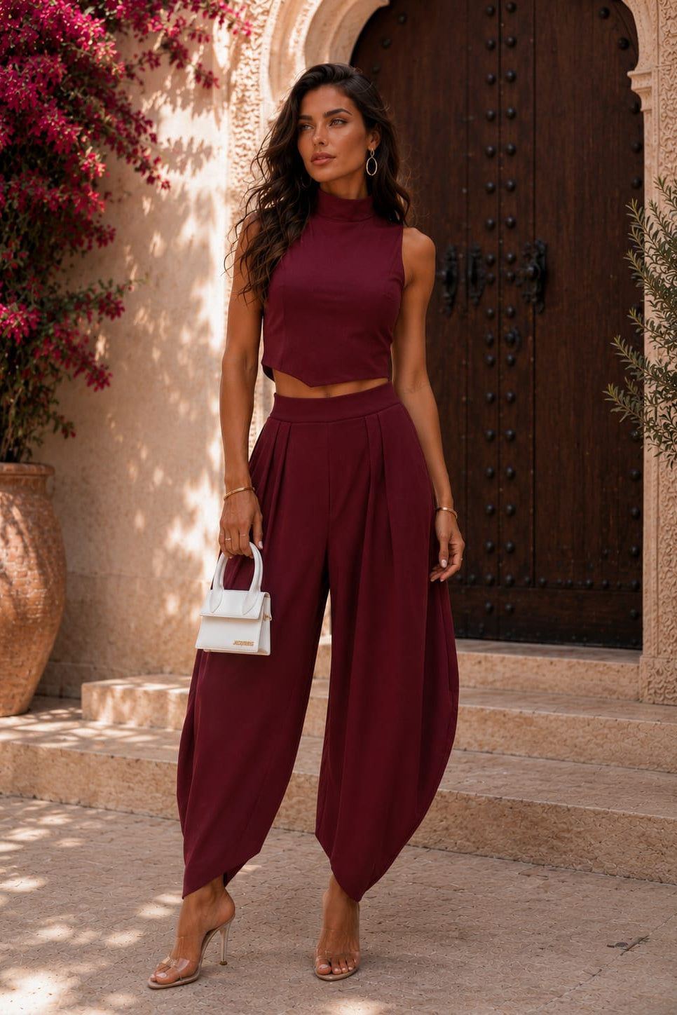 Emma - Completo con pantaloni a palloncino
