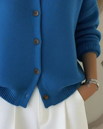 Nieves | Cardigan con collo a camicia