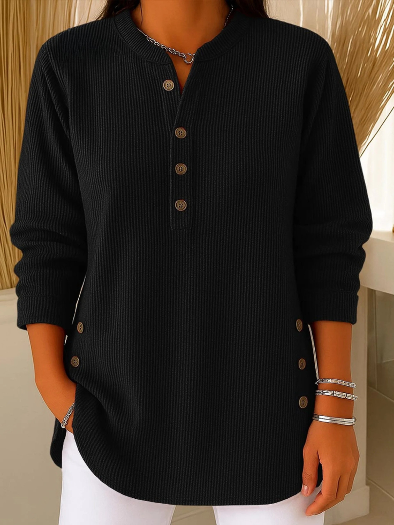 Eva | Tunica Henley con bottoni