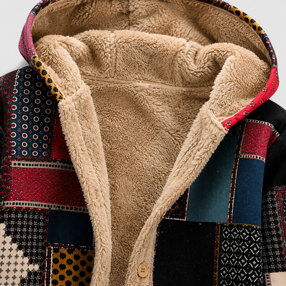 Ludovica - Parka boho con fodera in pile