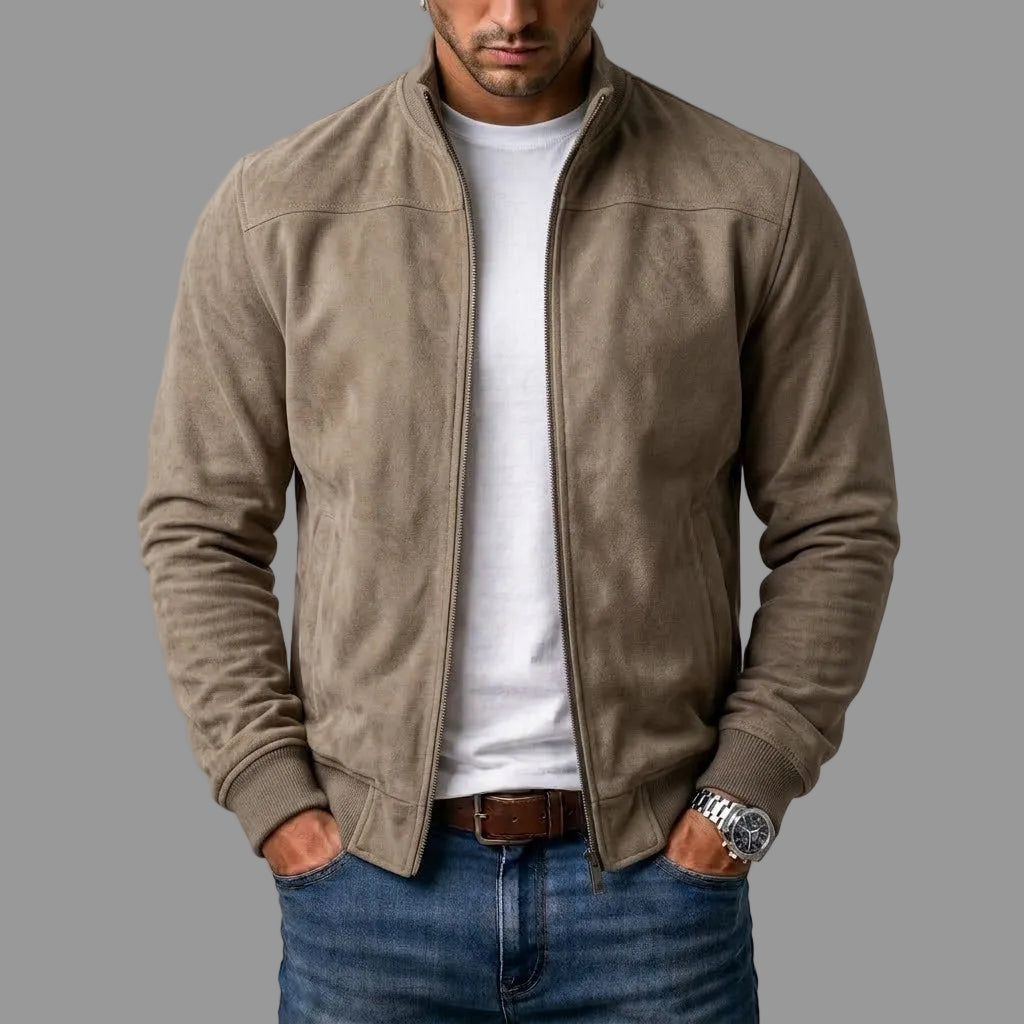 Antonio | Bomber in camoscio