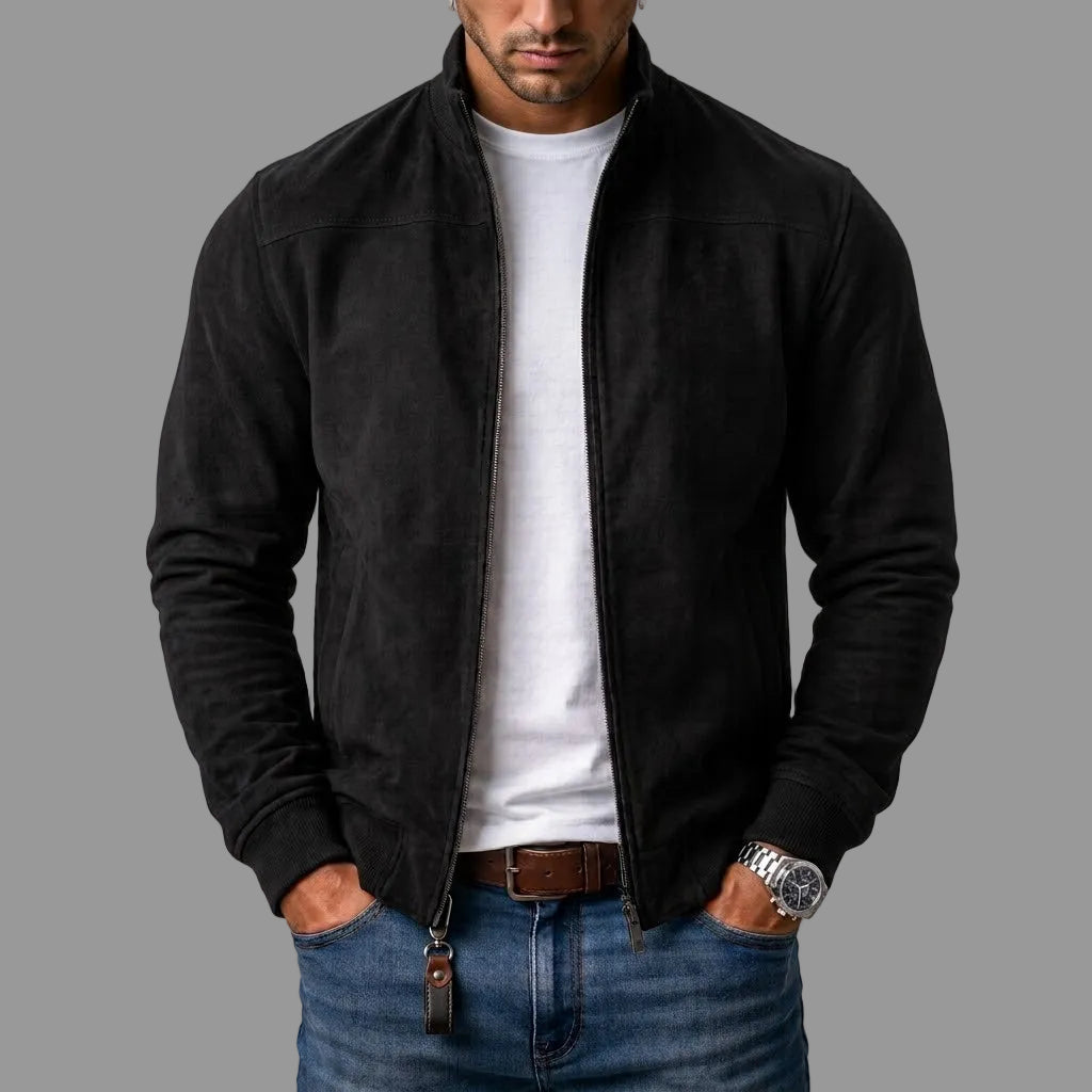 Antonio | Bomber in camoscio