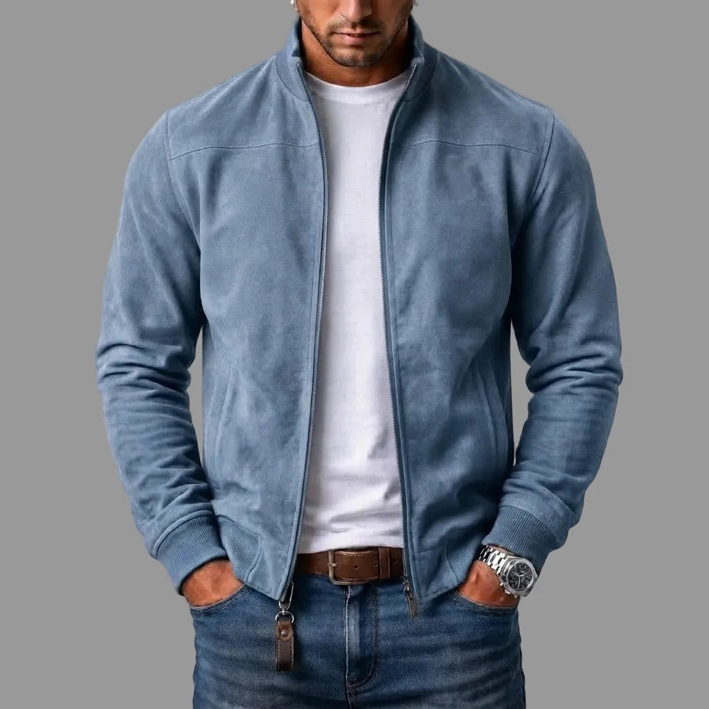 Antonio | Bomber in camoscio