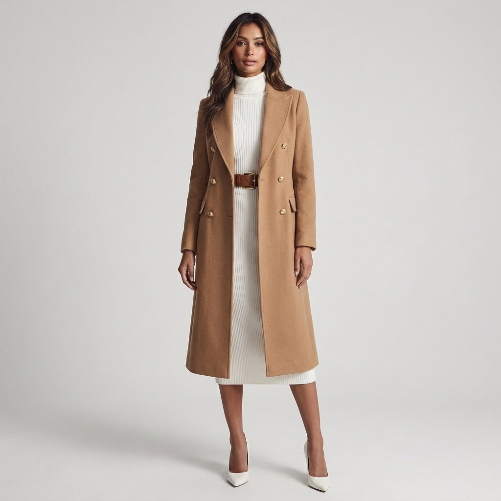 Barbara | Cappotto Lungo Cammello