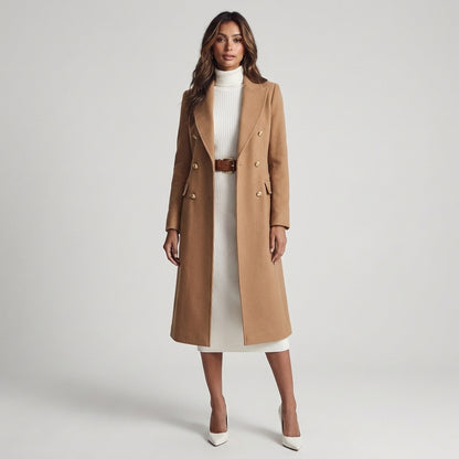 Barbara | Cappotto Lungo Cammello