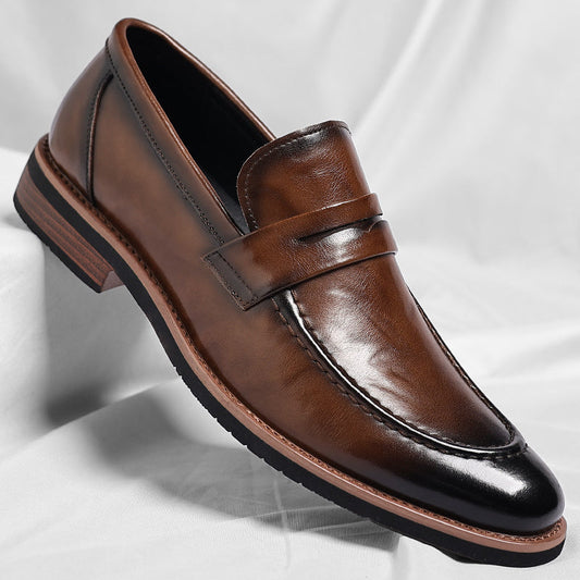 Bruno | Mocassino Penny Effetto Invecchiato