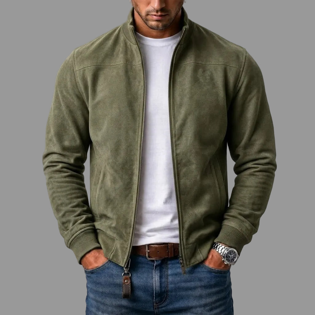 Antonio | Bomber in camoscio