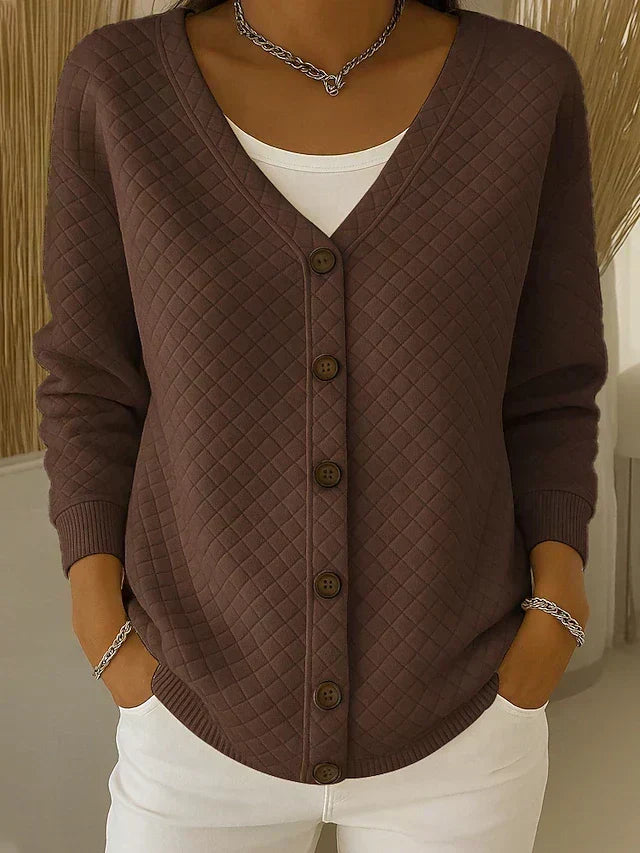 Verónica | Cardigan imbottito con bottoni