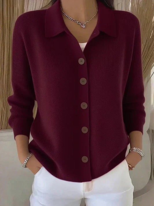 Macarena | Cardigan con collo e bottoni