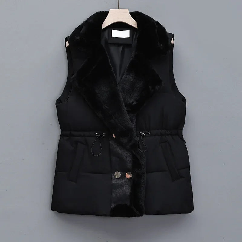 Renata - Gilet trapuntato con revers