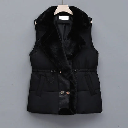 Renata - Gilet trapuntato con revers