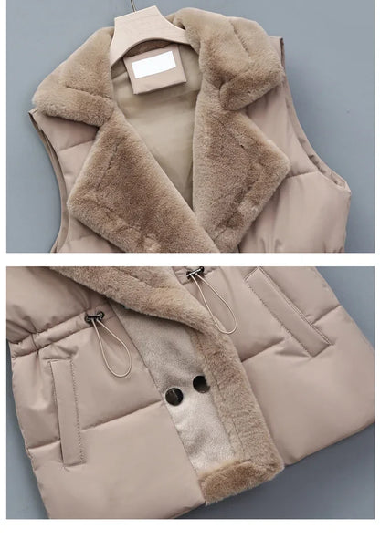 Renata - Gilet trapuntato con revers