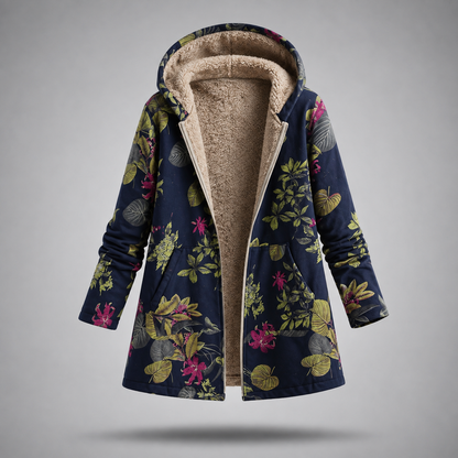 Ludovica - Parka boho con fodera in pile