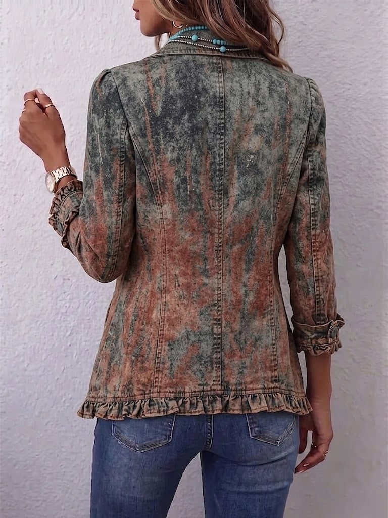 Laura | Chaqueta Vintage Degradada Texturizada