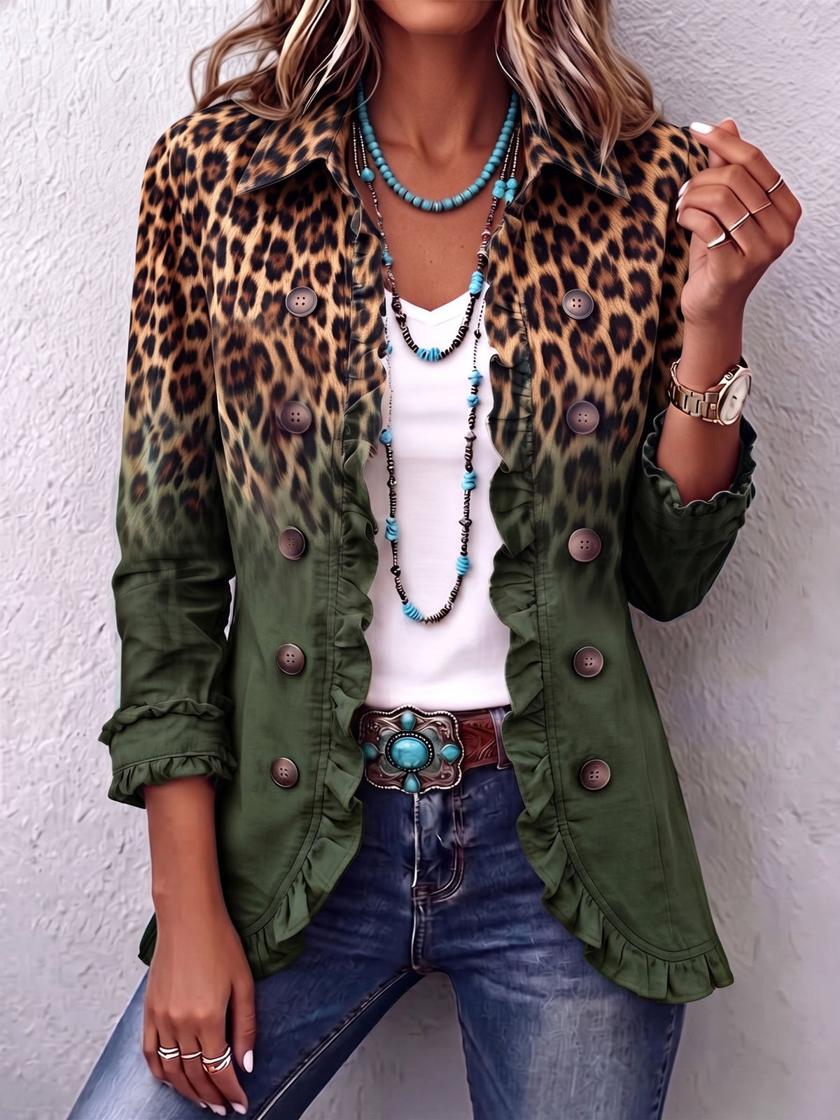 Beatriz | Blazer Leopardo Sfumato